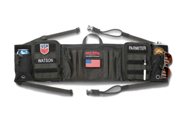 Image of All-Pro Tactical Caddie Storage Assessory Kit Golf Cart Utility Panel, Black, APT-5022-BLACK