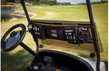 Image of All-Pro Tactical Caddie Storage Assessory Kit Golf Cart Utility Panel, Black, APT-5022-BLACK