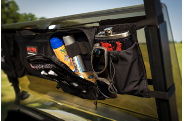 Image of All-Pro Tactical Caddie Storage Assessory Kit Golf Cart Utility Panel, Black, APT-5022-BLACK