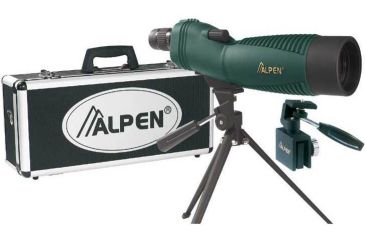 Image of Alpen 18-36x60 Water Proof Spotting Scope, Tripod Car Window Mount, Travel Case 735KIT