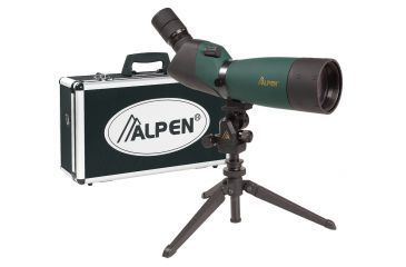 Image of Alpen 20-60x80mm Angled Spotting Scope w/ Tripod and Travel Case