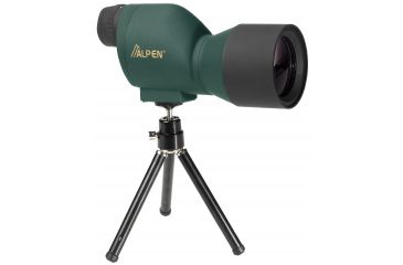 Image of Alpen 20x50 Mini Spotting Scope w/ Sunshade, Tripod, Carrying Case 711