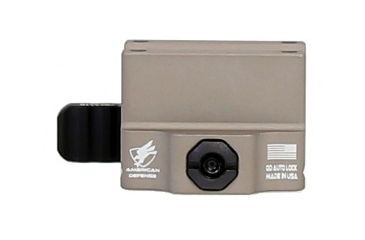 Image of American Defense Manufacturing Trijicon MRO Mount Lower 1/3rd Co-Witness, Tactical Lever, Flat Dark Earth, AD-MRO-11 TAC R FDE