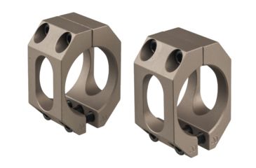 Image of American Defense Manufacturing Rifle Scope Rings, Flat Dark Earth, 1in, AD-RS 1 FDE