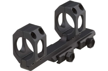 Image of American Defense Manufacturing 2in Offset - 34mm Dual Ring Scope Mount w/ 1/2in Titanium GI Bolts, Black, Small, AD-RECON-34-TGIB