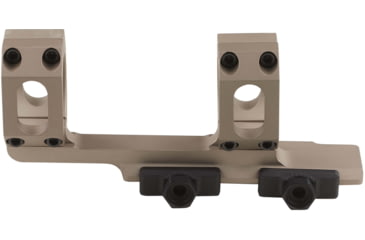 Image of American Defense Manufacturing 2in Offset - 34mm Dual Ring Scope Mount w/ 1/2in Titanium GI Bolts, Flat Dark Earth, Small, AD-RECON-34-FDE-TGIB