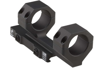 Image of American Defense Manufacturing 30mm Cantilevered Dual Ring Scope Mount w/ 1/2in Titanium GI Bolts, Black, Small, AD-DELTA-C-30-TGIB