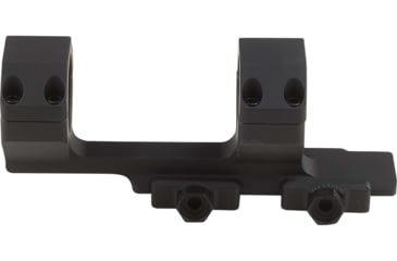 Image of American Defense Manufacturing 30mm Cantilevered Dual Ring Scope Mount w/ 1/2in Titanium GI Bolts, Black, Small, AD-DELTA-C-30-TGIB