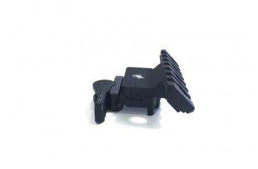 Image of American Defense Manufacturing 45 Degree Offset Mount, 6in, Standard Lever, Black, AD-45-6R STD