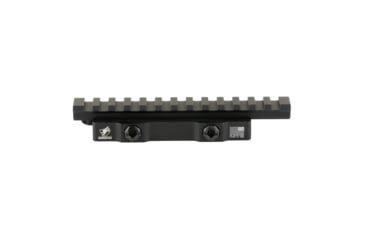 Image of American Defense Manufacturing AD-1700, Quick Detach Riser Riflescope Mount, Fits Picatinny, Anodized Finish, Black, AD-1700-XLR-STD
