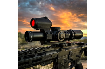 Image of American Defense Manufacturing AD Delta C 30mm Ring Size Rifle Scope Mount, Black, AD-DELTA-C-30-GIS