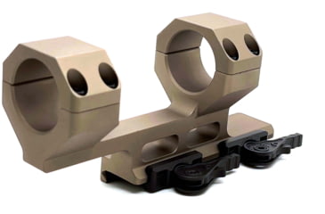 Image of American Defense Manufacturing AD-DELTA-C-H Scope Mount, 1.93in NV Height, Titanium Lever, 30mm Ring Size, Flat Dark Earth, AD-DELTA-C-H-30-FDE-TL