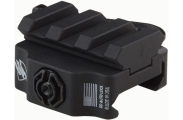 Image of American Defense Manufacturing AD-SF w/ SF Rail Mount for Small Red Dot Optics - Bushnell TRS- 25, Black, AD-SF-R STD-TL
