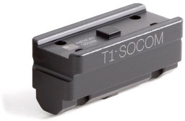 Image of American Defense Manufacturing Aimpoint T1 Micro SOCOM Riser, Black, AD-T1-SOCOM