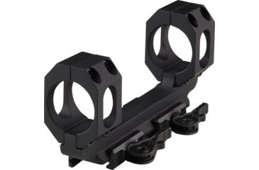 Image of American Defense Manufacturing Dual Ring Scope Mount Straight Up, Spaced Wide to Fit Larger Scoped Like SCHMIDT &amp; BENDER, 30mm Rings, Black, AD-RECON-SW 30 STD-TL
