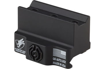 Image of American Defense Manufacturing Modular Base w/ Titanium Lever Assembly, Black, 1.8 in, AD-B5-TL