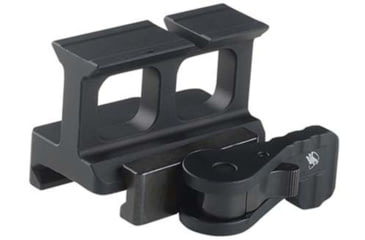Image of American Defense Manufacturing QD Mount w/ Tac Lever for the Aimpoint ACRO Micro Red Dot in Lower-Third Co-Witness Height, Black, AD-ACRO-11-TAC