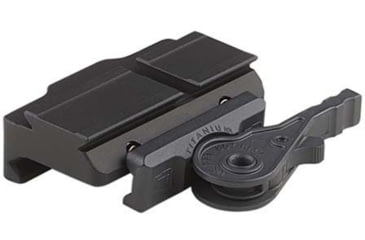 Image of American Defense Manufacturing QD Mount w/ Titanium Lever Assembly for the Aimpoint ACRO Micro Red Dot in Low Height, Black, AD-ACRO-L-TL