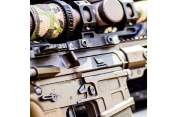 Image of American Defense Manufacturing Recon M Dual Non-QD Rifle Scope Mount, 30mm, Black, AD-RECON-M-30-GIS