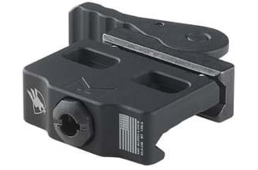 Image of American Defense Manufacturing Short, Quick-Disconnect Mount w/ Standard Lever Assembly, Black, AD-MLOK-PICATINNY-STD