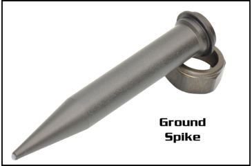 Image of Ashbury Precision Ordnance TACT3, Accupoint Compact Tactical Tripod w/Detachable Base Plate, Tactical Gray 600-41V-0007-00