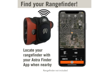 Image of Astra Optix AGX1 Magnetic Rangefinder Strap with GPS Locator, Black, AGX1