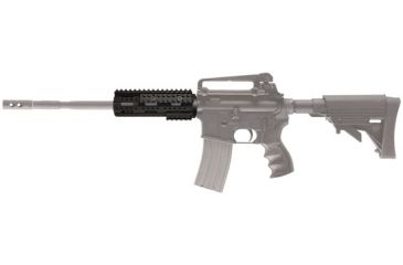 Image of ATI Outdoors AR-15 Carbine Free Float Forend mounted to rifle
