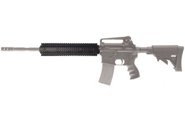 Image of ATI Outdoors AR-15 Rifle Length Free Float Forend mounted to rifle