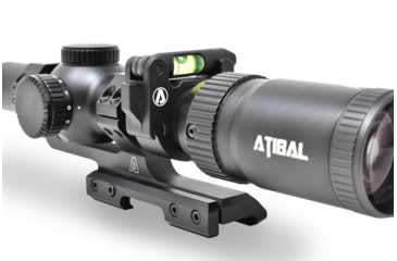 Image of Atibal Extended Scope Bubble Level, 30mm, Anodize, Black, AT-ESBL