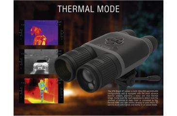 Image of ATN Binox-4T 640-1.5-15x Thermal Rangefinder Binocular, Black / Grey, TIBNBX4642L