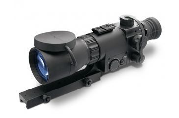 Image of ATN MK 350 Guardian Night Vision Rifle Scope, Black w/ Red on Green Reticle, New - NVWSM35010-EE