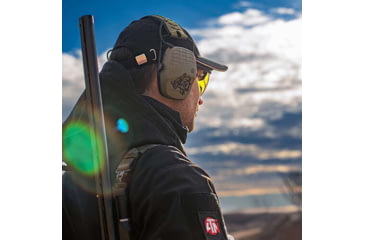 Image of ATN X-Sound Hearing Protector, Electronic Earmuffs w/Bluetooth, Camo, ACPROTXSND