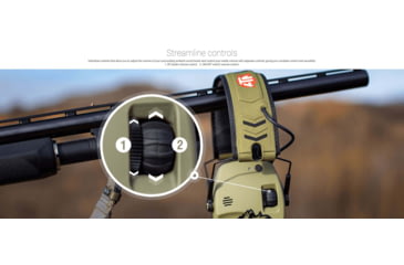 Image of ATN X-Sound Hearing Protector, Electronic Earmuffs w/Bluetooth, Camo, ACPROTXSND
