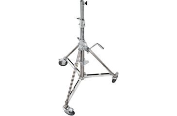Image of Avenger Super Wind Up 29(114&quot;) Silver Steel Risers 3 Sect. FF Wheels B6029X