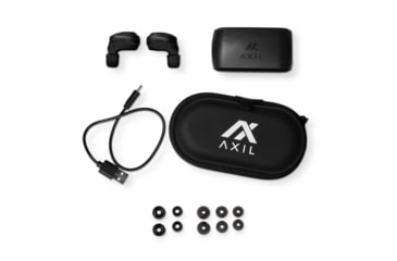 Image of AXIL Xcor Hearing Protection Ear Buds, Black, Small Box, XCOR-R