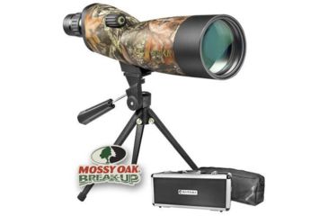 Image of Barska 20-60x60 Blackhawk Waterproof Spotting Scope, Straight, Mossy Oak Breakup - w/ Tripod, Soft Case, Hard Case, AD10976