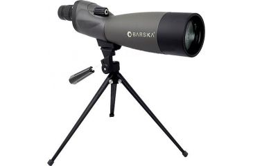 Image of Barska 20-60x70 Blackhawk Spotting Scope - Waterproof Straight Spotting Scope w/ Tripod, Soft &amp; Hard Cases - AD10528