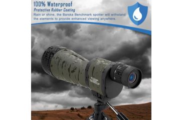 Image of Barska 25-125x88 WP, Benchmark Spotting Scope, Straight, w/ 2 Tripods, 2 Cases