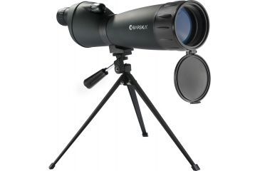 Image of Barska 25-75x75 Straight-Body Porro BK7 Spotting Scope, Green w/ Tripod CO10998