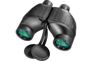 Image of Barska 7x50 Battalion Compact Porro BaK-7 Prism Binoculars, Black w/ Internal Rangefinder AB11038