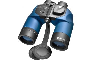 Image of Barska Deep Sea 7x50mm Porro Prism Compass Rangefinder Binoculars, Blue, AB10160