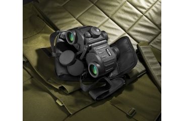 Image of Barska Battalion 8x30mm Porro Prism Rangefinder Binoculars, Black, AB11036