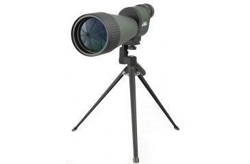 Image of Barska 25-125x88 WP, Benchmark Spotting Scope, Straight, w/ 2 Tripods, Soft &amp; Hard Case