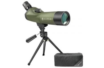 Image of Barska Blackhawk 18-36x50 Waterproof Angled Spotting Scope, Green w/ Tripod &amp; Case AD10348