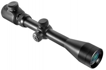 Image of Barska Huntmaster 3-9x40 Pro Red Cross Reticle Rifle Scope, Matte Black AC11310