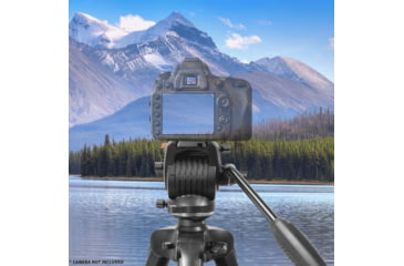 Image of Barska Professional Fluid Head Tripod, Black, Medium, AF13650