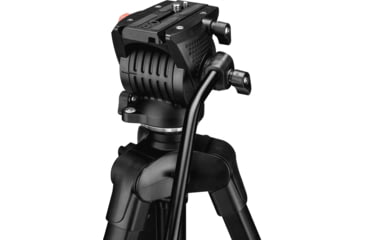 Image of Barska Professional Fluid Head Tripod, Black, Medium, AF13650
