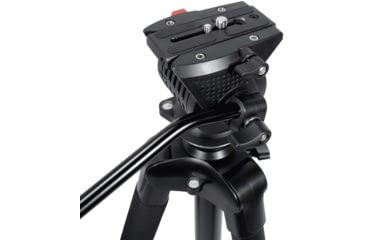 Image of Barska Professional Fluid Head Tripod, Black, Medium, AF13650