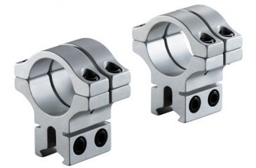 Image of Model 263 1in Long Double Strap Dovetail Rings,Silver