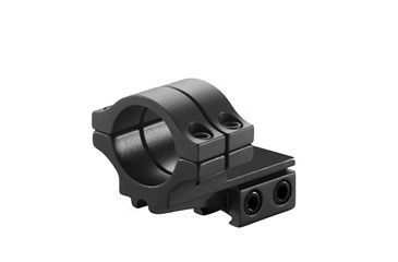 Image of Model 278 1in Long Double Strap Offset Dovetail Ring,Single,Matte Black